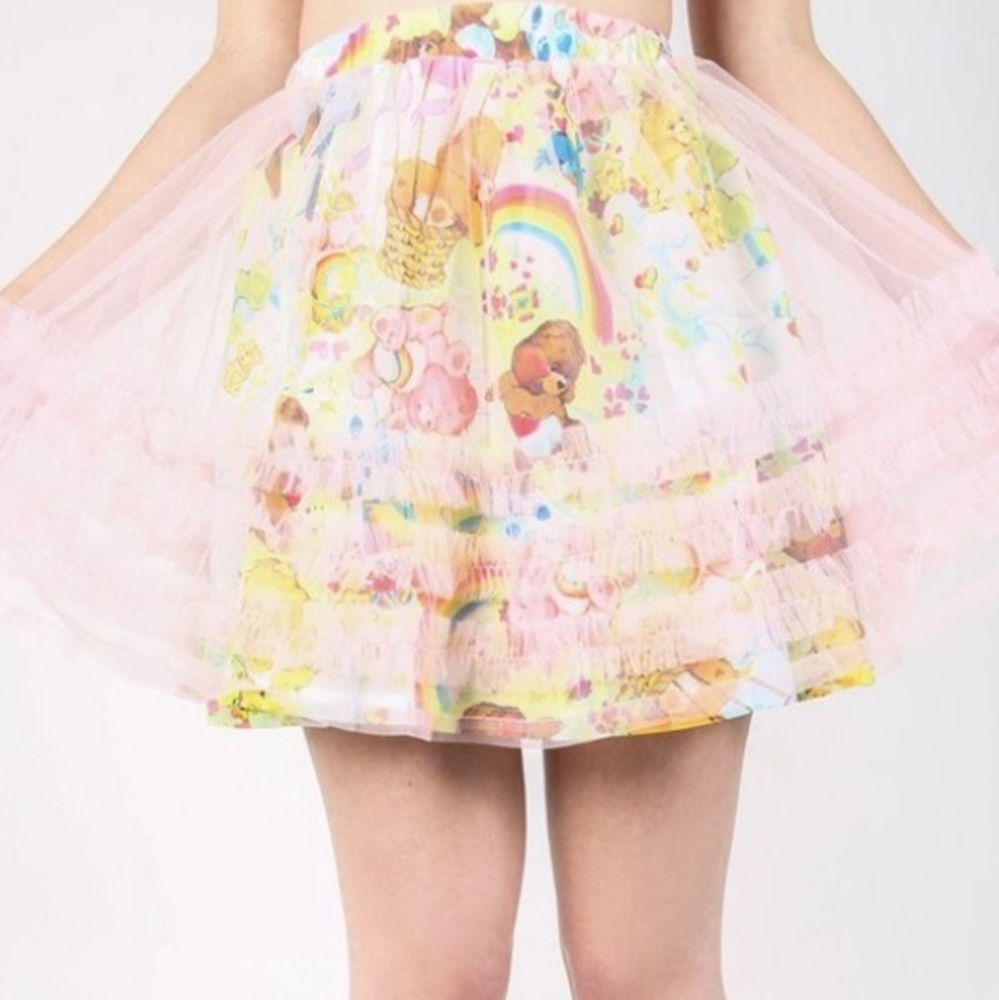 Iron Fist Care Bears Skirt NWT M